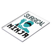 外科用忍者スクラブ技術学者 ノートブック (左側)