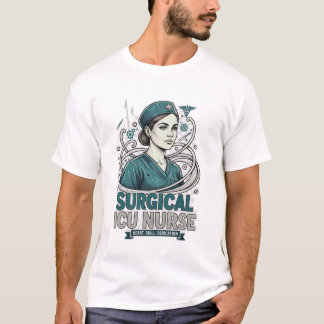 外科ICU看護師のスキルと献身 アートギフト Tシャツ