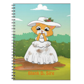 外空白の螺旋手帳 ノートブック