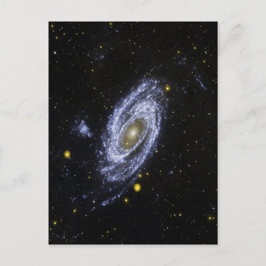 外空間からのイメージ付きポストカード ポストカード (正面)