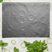 外空間のムーンサーフェス キッチンタオル (折り畳み)