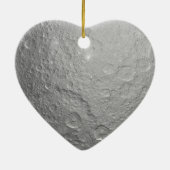 外空間のムーンサーフェス セラミックオーナメント (裏面)