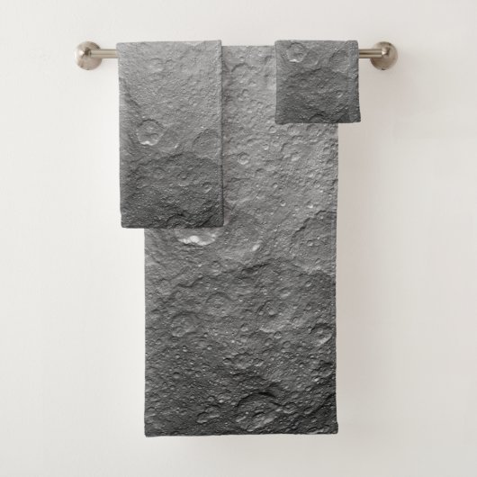 外空間のムーンサーフェス バスタオルセット (インサイチュ)