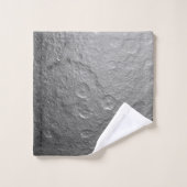 外空間のムーンサーフェス バスタオルセット (ウォッシュタオル)