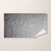 外空間のムーンサーフェス バスタオルセット (ハンドタオル)