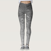 外空間のムーンサーフェス レギンス (正面)