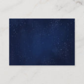 外空間ベビーシャワーおむつラッフルチケットエンクル エンクロージャーカード (裏面)