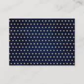 外空間ベビーシャワーおむつラッフルチケットエンクル エンクロージャーカード (裏面)