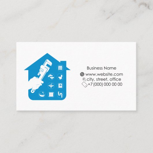 外管工事運の名刺 名刺 (正面)