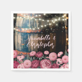 外素朴お洒落式ウィスキー結婚樽 スタンダードカクテルナプキン