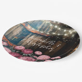 外素朴お洒落式ウィスキー結婚樽 ペーパープレート (アングル)