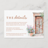 外素朴外メキシ結婚コ詳細 エンクロージャーカード (正面)