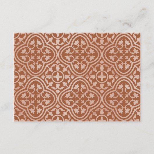 外素朴外メキシ結婚コ詳細 エンクロージャーカード (裏面)