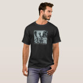 外縁が生命のプルオーバーの手を引く Tシャツ (正面フル)