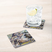 外考え国のシンガポール スクエアペーパーコースター (インサイチュ)