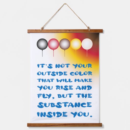 外色の内部物質 吊り下げ型タペストリー (正面)