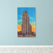 外装ビュー州タワー建物 キャンバスプリント (インサイチュ (ウッドフロア))