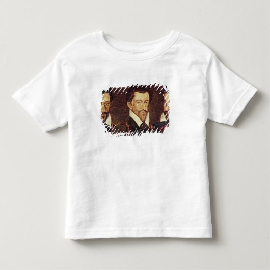 外観の3人の公爵のポートレート トドラーTシャツ (正面)