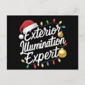 外観照明の専門家によるクリスマスイルミネーション装飾 シーズンポストカード (正面)