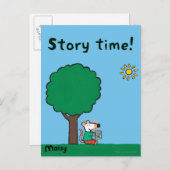 外読の図書館の本 ポストカード (正面/裏面)