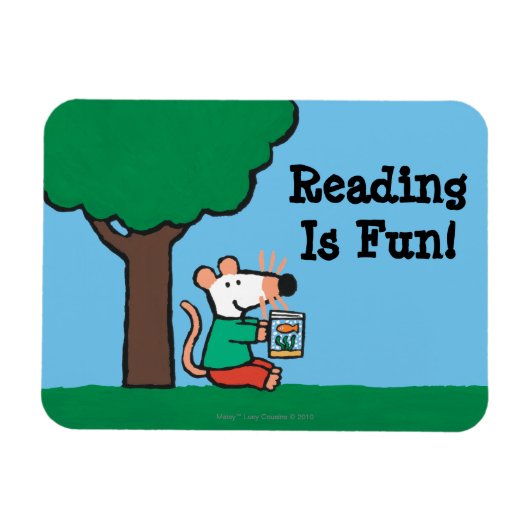 外読の図書館の本 マグネット (横)