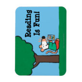 外読の図書館の本 マグネット (縦)