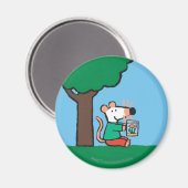 外読の図書館の本 マグネット (正面/裏面)