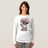 外部でのポジティブおもしろい- Tシャツ (正面フル)