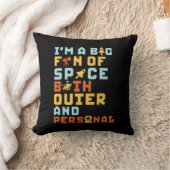 外部の個人宇宙皮肉の大ファンおもしろい クッション (ブランケット)