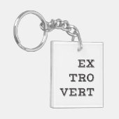 外部アクリル酸キーチェーン キーホルダー (正面左)