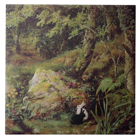 外部ウサギ タイル (正面)