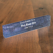 外部スペース署名デスク名プレート デスクネームプレート (側面)