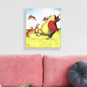 外部ノウサギ キャンバスプリント (インサイチュ (リビング))