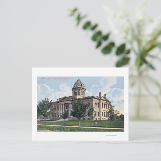 外部ビューオブキャニオンカウンティコートハウス ポストカード (スタンド正面)