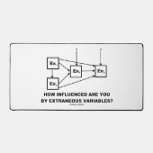 外部変数の影響は？ デスクマット (正面)