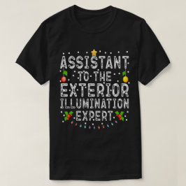 外部照明の専門家のアシスタントクール Tシャツ