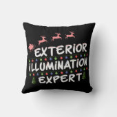 外部照明エキスパートおもしろい クッション (裏面)