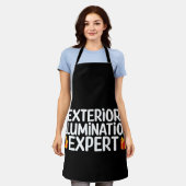 外部照明エキスパートクリスマスライトデコール エプロン (着用した状態)