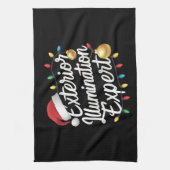 外部照明エキスパートクリスマスライトデコール キッチンタオル (縦)