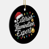 外部照明エキスパートクリスマスライトデコール セラミックオーナメント (右)