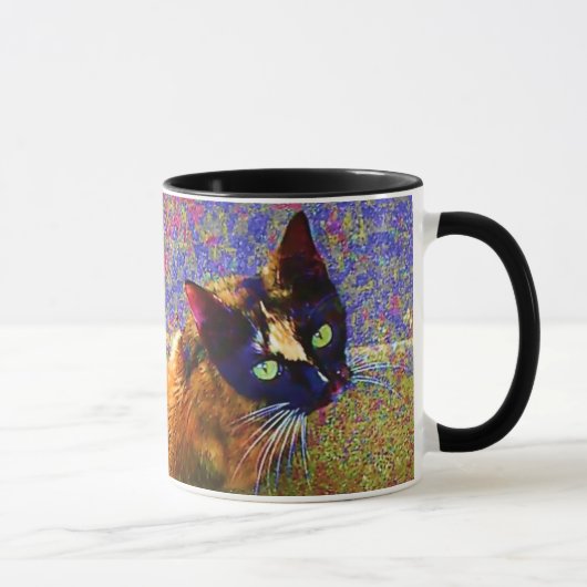 外部猫及びSewellの引用文 マグカップ (右)