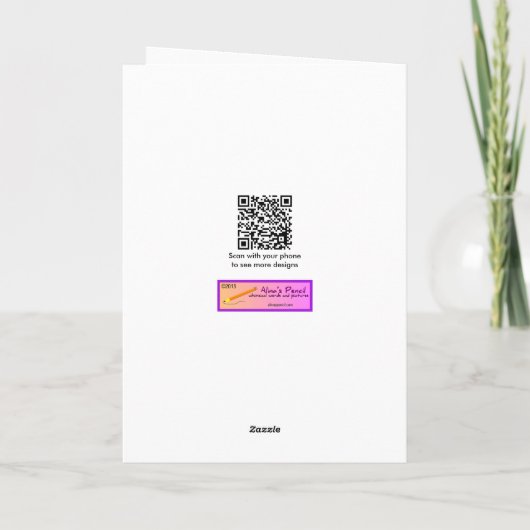 外部空おもしろい間エイリアン誕生日カードのカスタマイズ カード (裏面)