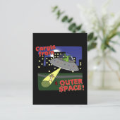 外部空間からのコーギー ポストカード (スタンド正面)