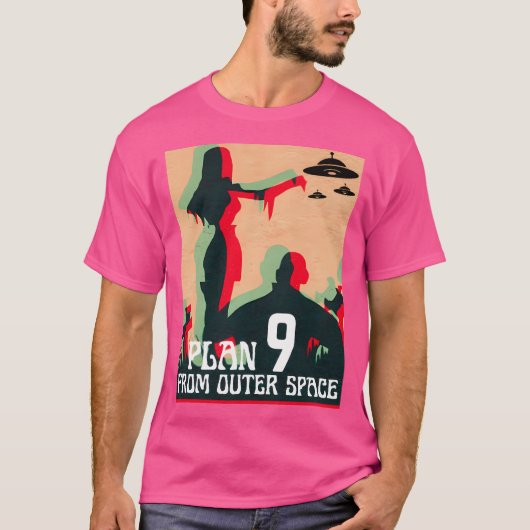 外部空間からのプラン9 Tシャツ (正面)