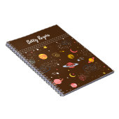 外部空間シームレスパターン ノートブック (右側)