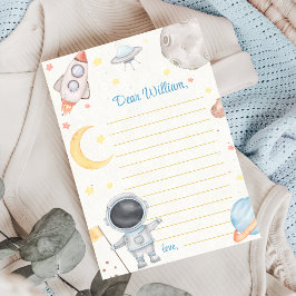 外部空間タイムカプセルノートメッセージカード 招待状