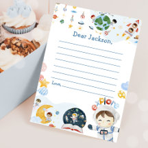 外部空間タイムカプセルノートメッセージカード