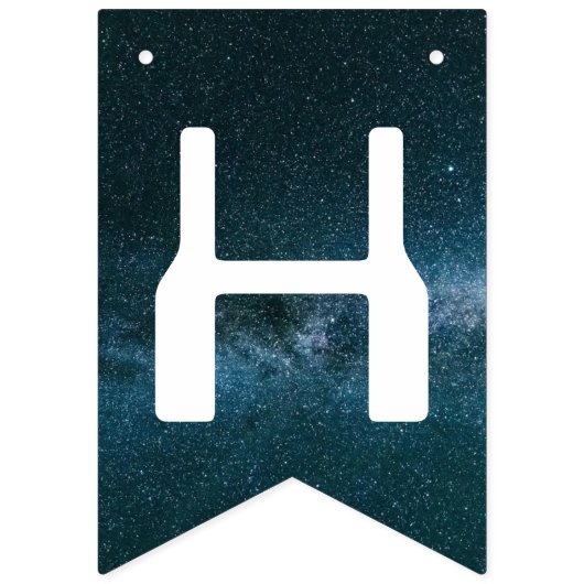 外部空間ハッピーバースデーのバンティングフラグのシンボルや象徴 バンティングフラッグ (第2の旗)