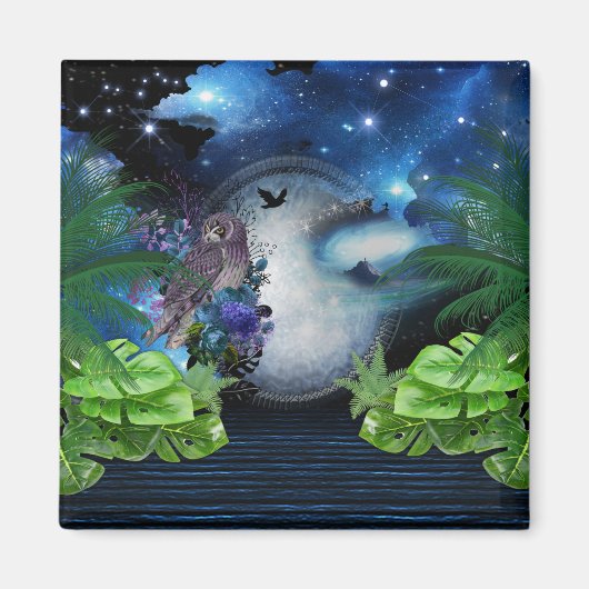 外部空間ポータルの贈り物 マグネット (正面)