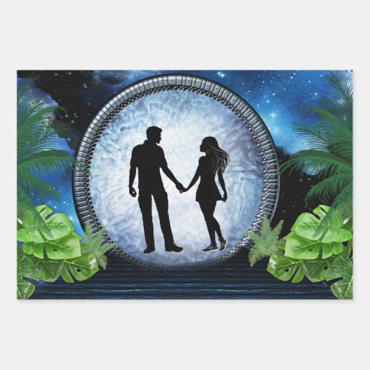 外部空間ポータル ラッピングペーパーシート (正面)